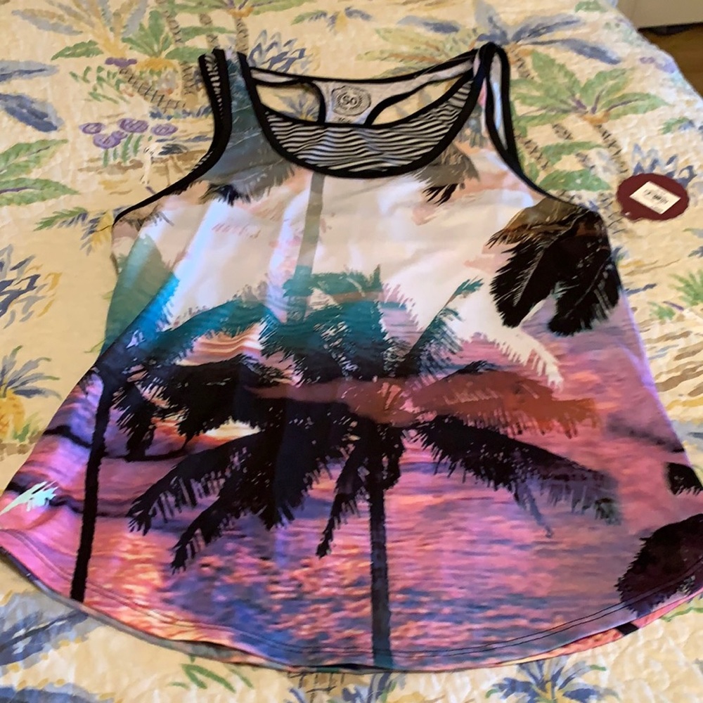 Racer back athletic top